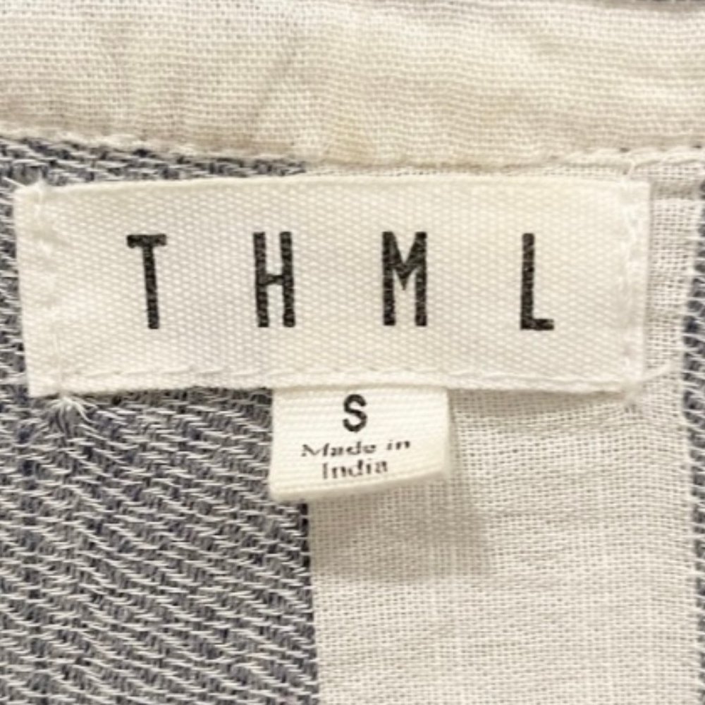 THML Multicolor Embroidered Strip Blouse - Picture 2 of 4